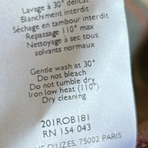 Sezane Vic V Neck Midi Dress in Leopard Cafe FR 40 / US 8 - Picture 10 of 10